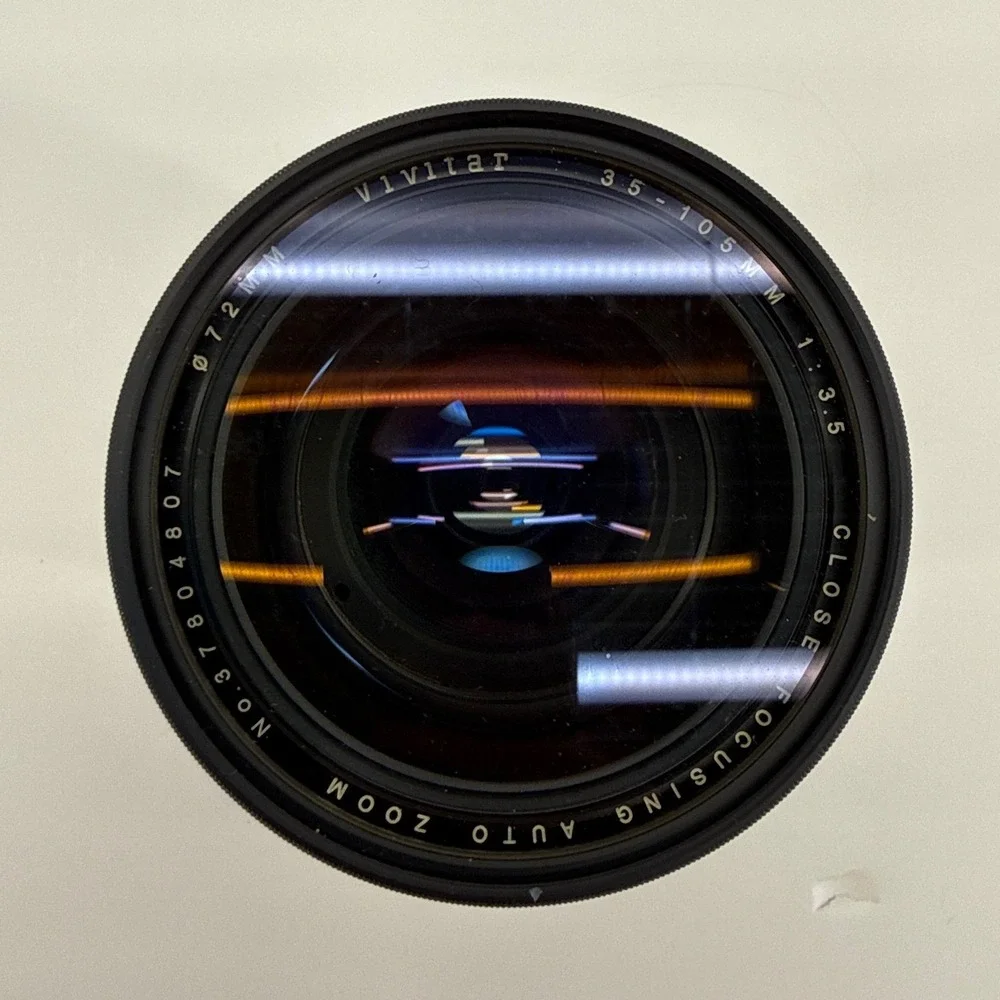 Vivitar 35-105mm f3.5 MC Zoom Lens TX Mount 35-3227 Vintage SLR Lens Box Manual